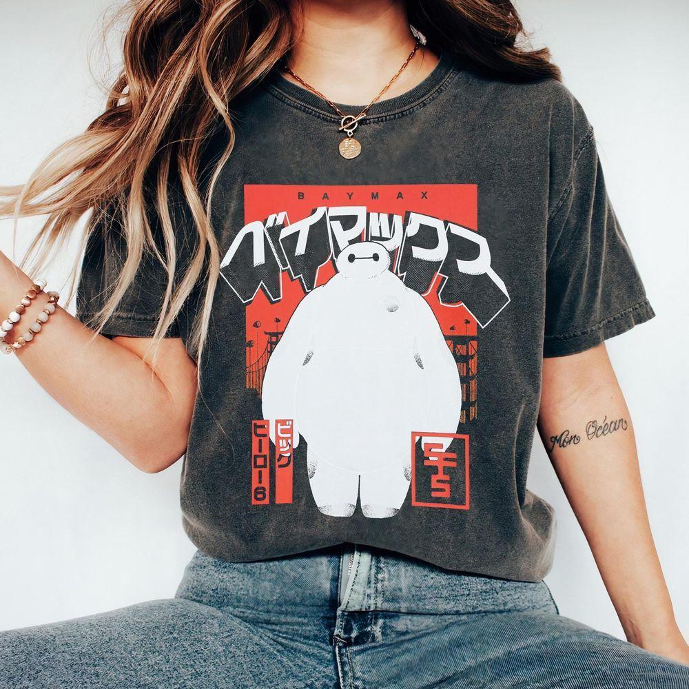 Disney Big Hero 6 Tv Series Baymax Graphic Shirt Disneyland Family Matching Shirt Magic Kingdom Tee Disney Baymax Tee Walt Disney World Design T-shirt